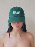 Green dad hat