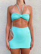 Skirted bikini swimwear